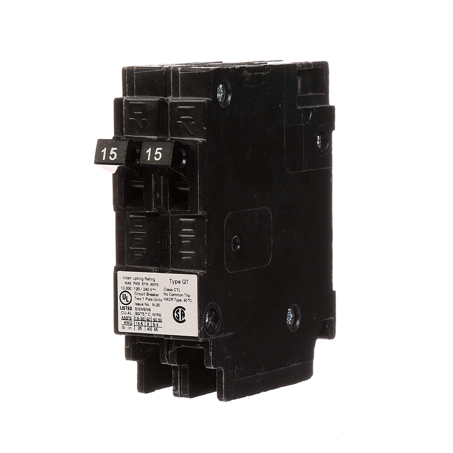 Q1515 - Siemens - 15 Amp Tandem Circuit Breaker