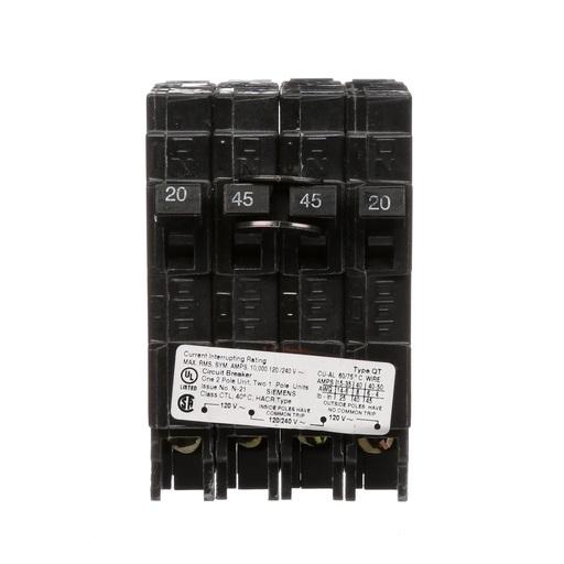 Q22045CT - Siemens - 45 Amp Quad Circuit Breaker