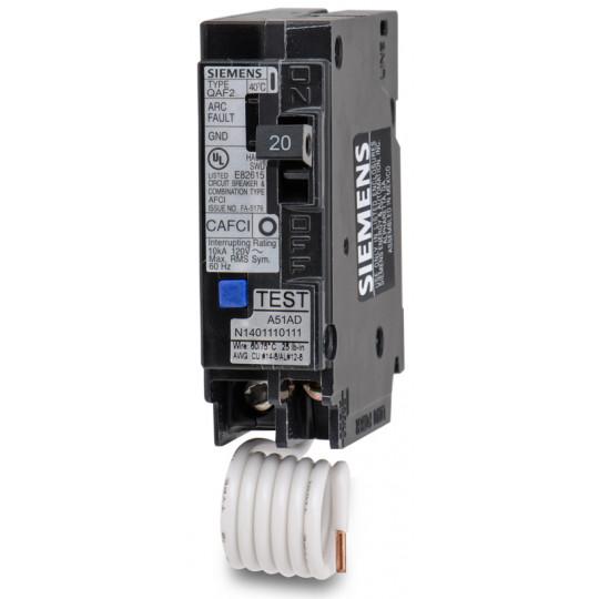 QA120AFC - Siemens - 20 Amp Arc Fault (AFCI) Breaker
