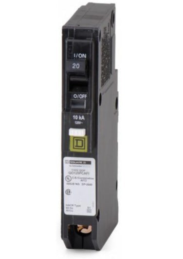 QO120PCAFI - Square D - 20 Amp AFCI Circuit Breaker