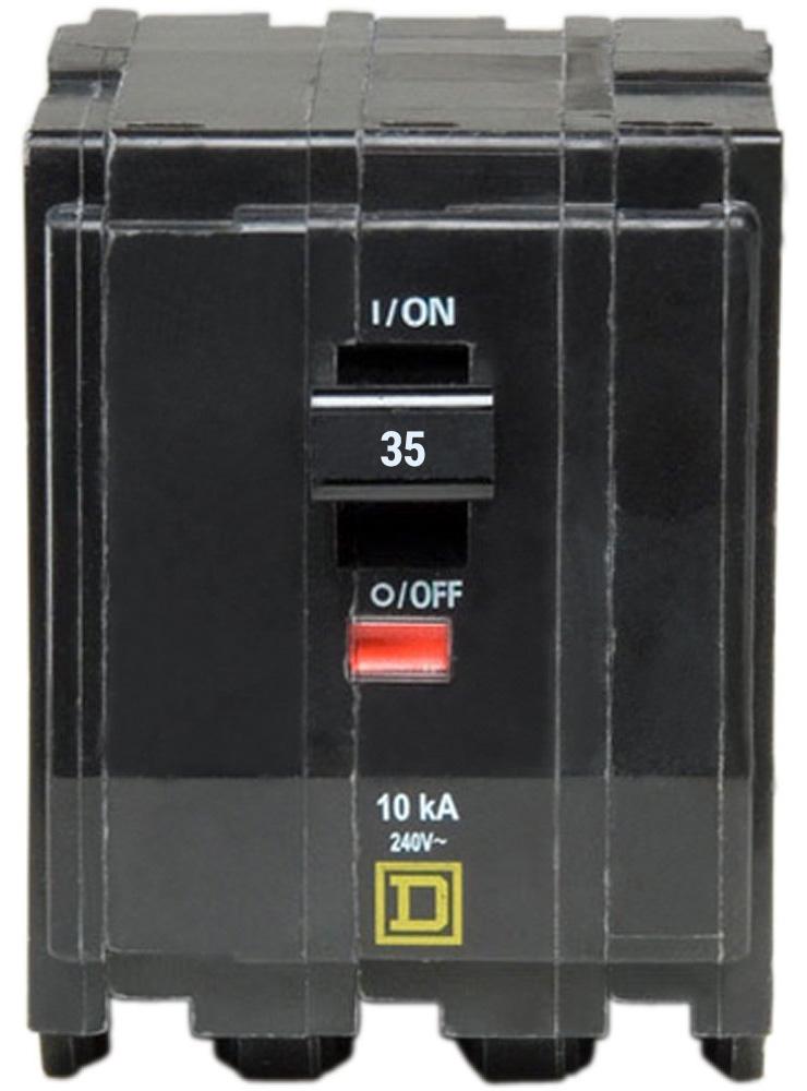 QO335 - Square D - 35 Amp Circuit Breaker