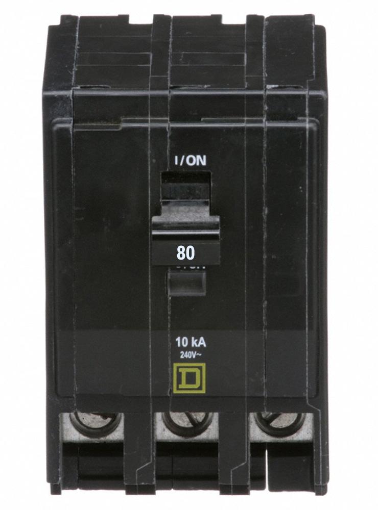 QO380 - Square D - 80 Amp Circuit Breaker