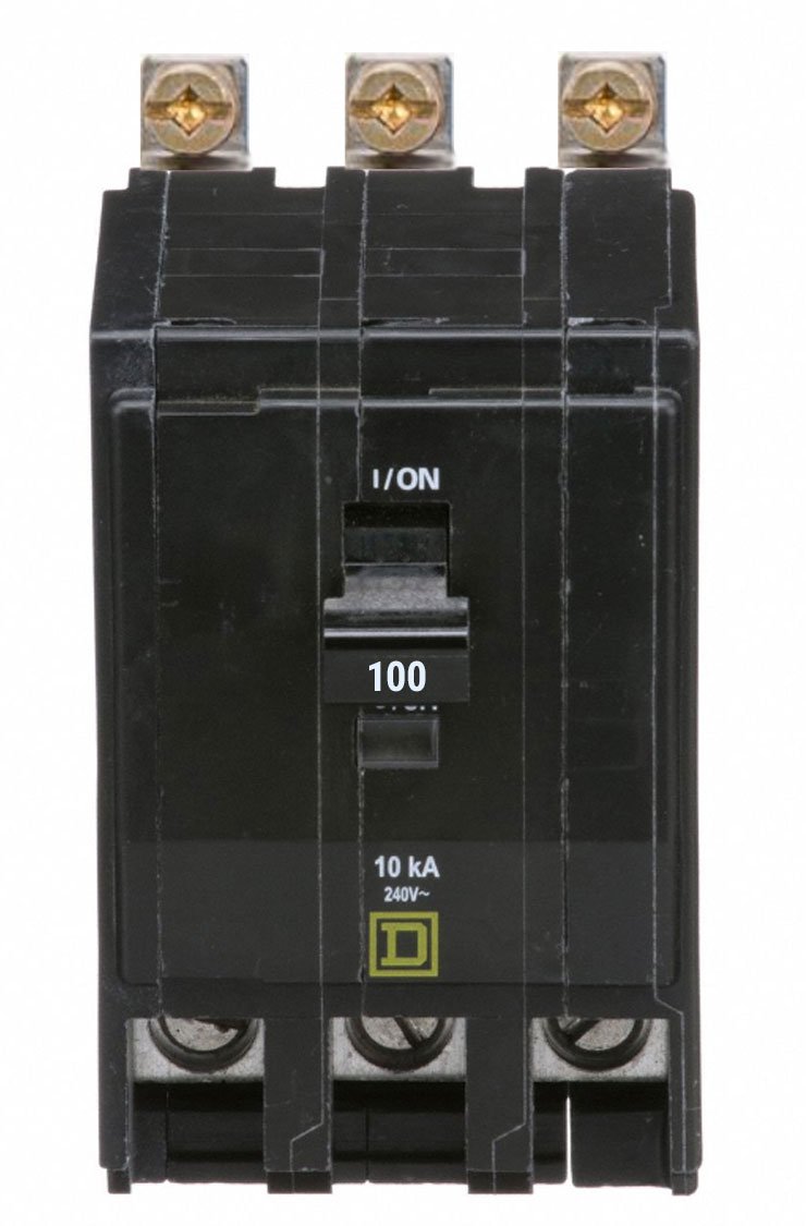 QOB3100 - Square D - 100 Amp Circuit Breaker