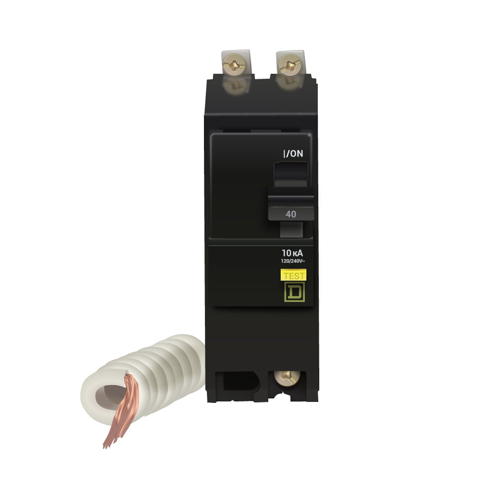 QOB240GFI - Square D - 40 Amp GFCI Circuit Breaker