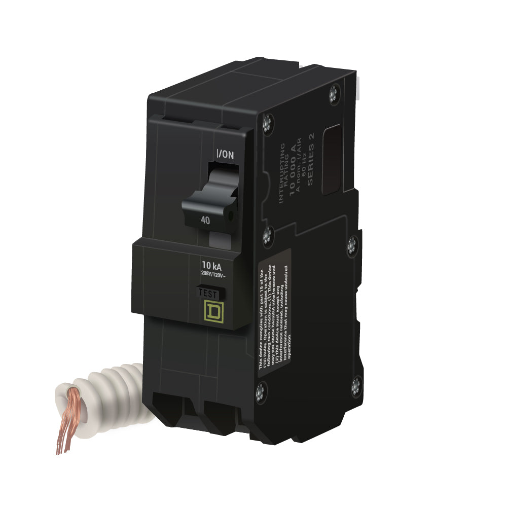 QO240EPD - Square D - 40 Amp GFEP Circuit Breaker