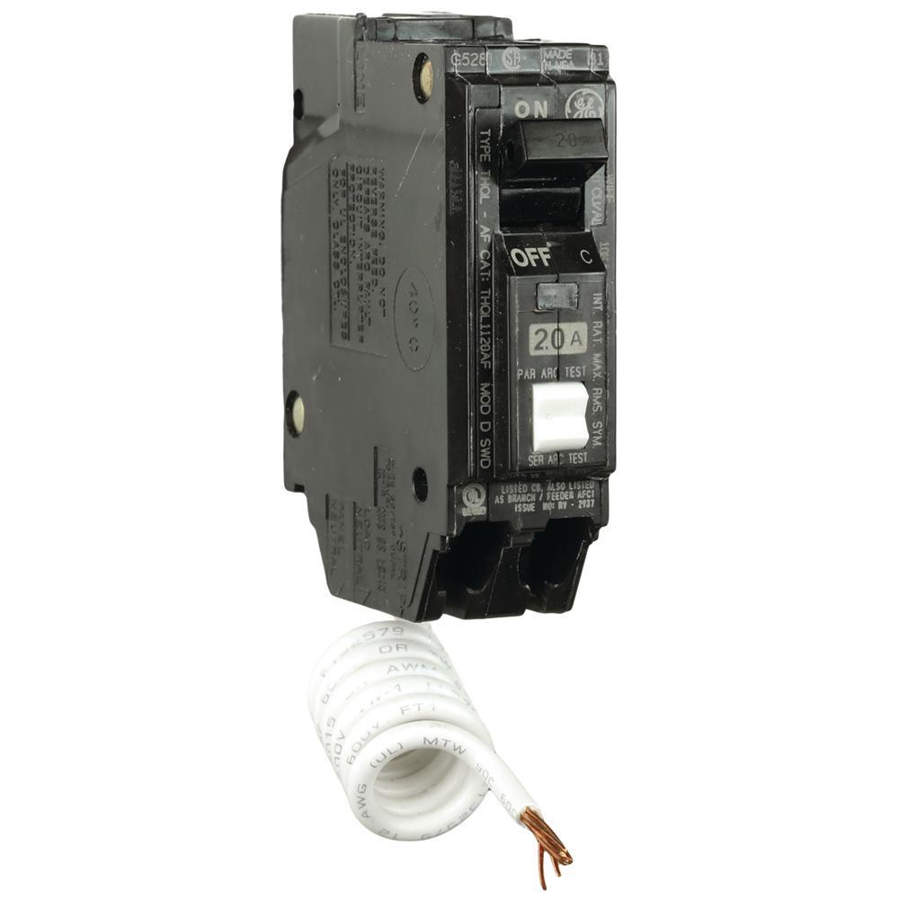 THQL1120AF2 - GE - 20 Amp Arc Fault (AFCI) Circuit Breaker